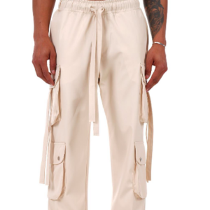 Pantalon cargo beige avec fente sur les côtés taille S, M, L, XL, XXL